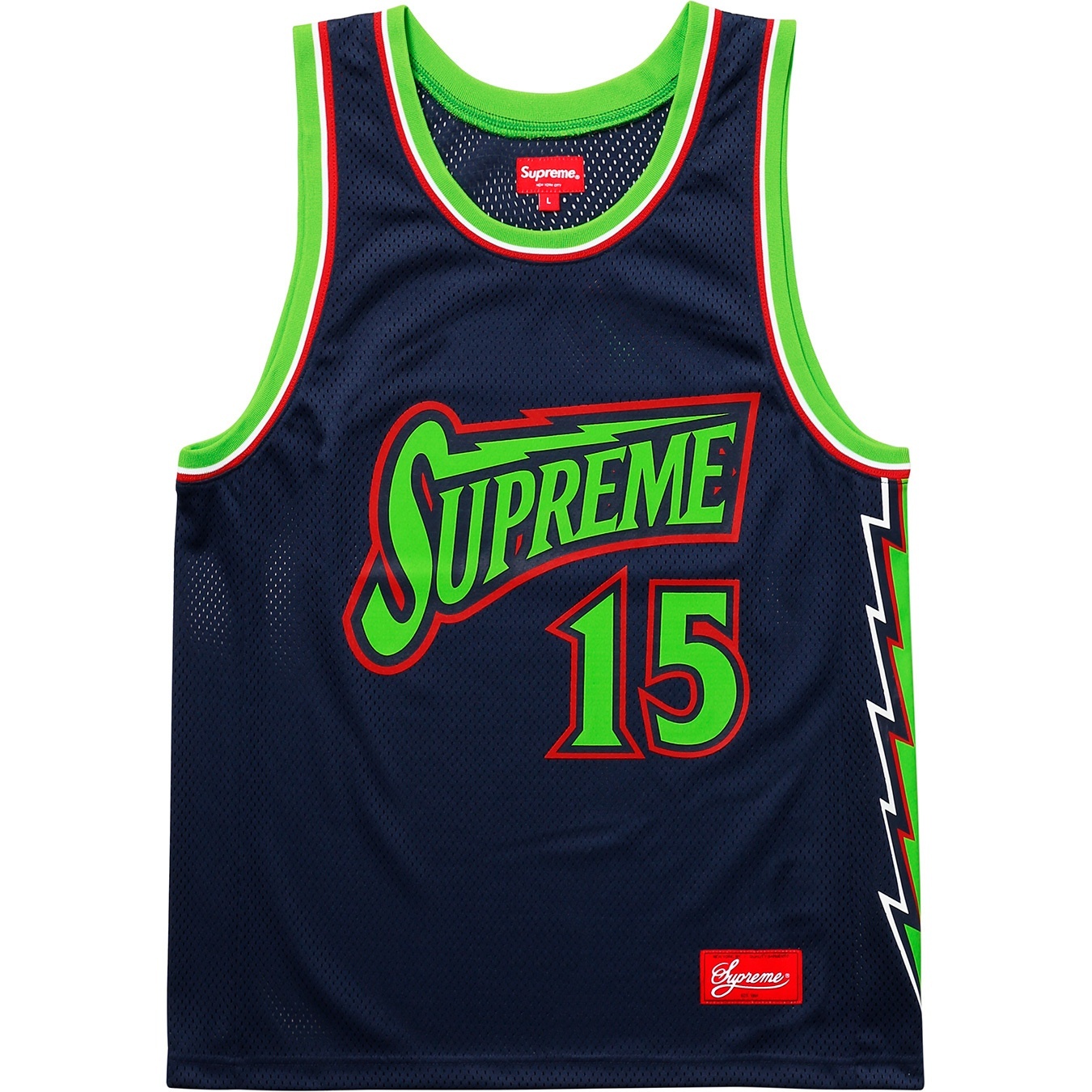 Bolt Basketball Jersey view 4